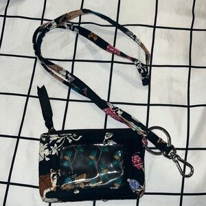 Vera Bradley Coin Purse with Lanyard